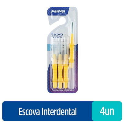 Imagem do produto Escova Interdental Conica Panvel Oral System C/ 4 Unidades