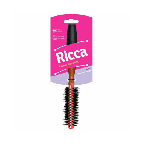 Imagem do produto Escova Ricca - Madeira Salon Termica Eva 289