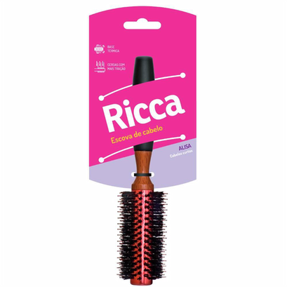 Imagem do produto Escova Ricca - Madeira Salon Termica Eva 290