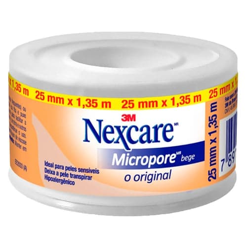 Imagem do produto Esparadrapo Nexcare Bege O Original 25Mm X 1,35M
