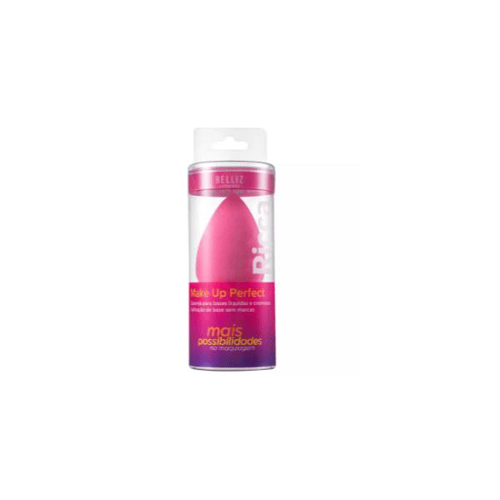 Imagem do produto Esponja Para Maquiagem Ricca Make Up Perfect Rosa Com 1 Unidade
