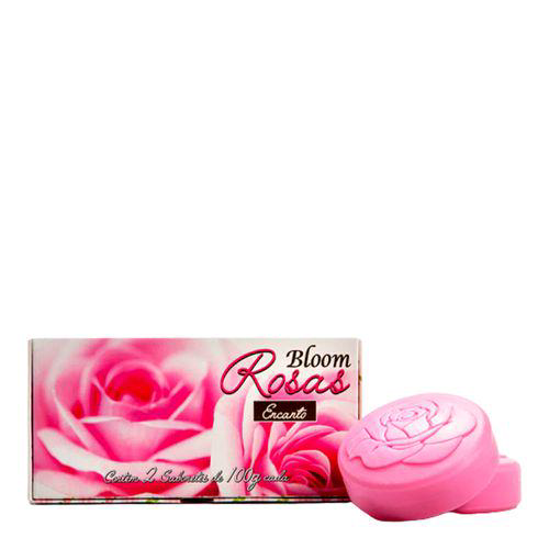 Imagem do produto Estojo Com 2 Sabonetes Bloom Rosas Encanto Com 100G Cada