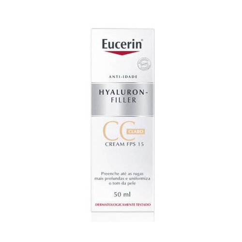 Imagem do produto Eucerin Hyaluron Filler Cc Cream Claro Fps15 Com 50Ml