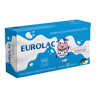 Imagem do produto Eurolac Lactase 10000 Fcc Alu Com 30 Cápsulas