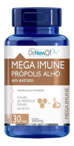 Imagem do produto Extrato De Própolis E Alho 30 Cápsulas 500Mg Dr New Qi A Upnutri
