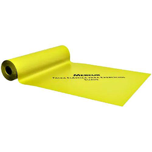 Imagem do produto Faixa Elástica Para Exercícios Mercur Amarela Suave Metro