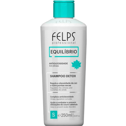 Imagem do produto Felps Professional Equilíbrio Shampoo Detox Antioleosidade 250Ml