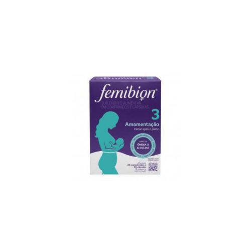 Imagem do produto Femibion 3 Amamentação Pós Parto Com 28 Comprimidos +28 Cáps