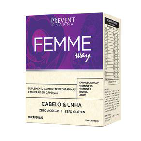 Imagem do produto Femme Way Cabelo E Unha C/60 Cápsulas