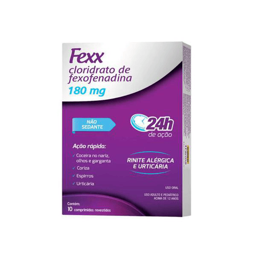 Imagem do produto Fexx 180Mg 10 Comprimidos