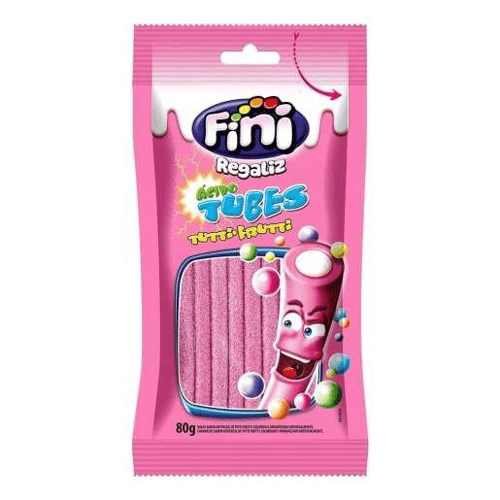 Imagem do produto Fini Tubes Tutti Frutti 80G