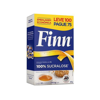 Imagem do produto Finn Adocante Pó Sucralose Leve 100 Pague 75