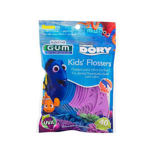 Imagem do produto Fio Dental Gum Dory Kids' Flossers Com 40 Unidades