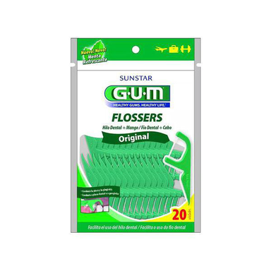 Imagem do produto Fio Dental Gum Original Flossers 20 Unidades