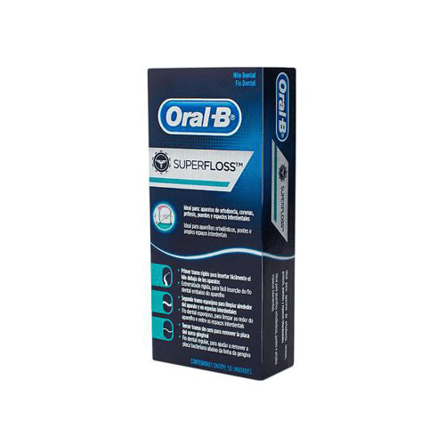 Fio Dental - Oral B Super Floss 50Un