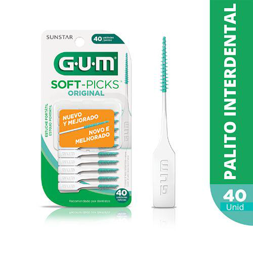 Fio Dental Soft Picks Gum Original 40 Unidades