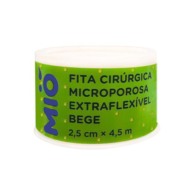 Imagem do produto Fita Cirúrgica Microporosa Mió Extra Flexível Bege 2