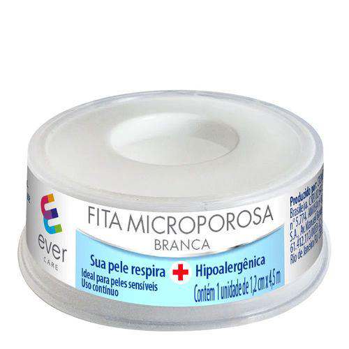 Imagem do produto Fita Microporosa Ever Care Branca 1,2Cm X 4,5M