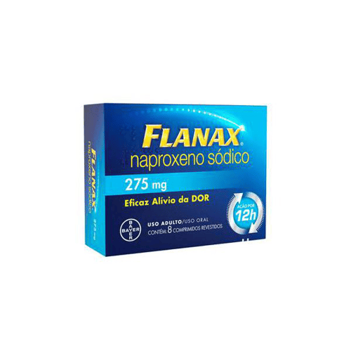 Imagem do produto Flanax 275Mg 8 Comprimidos Revestidos