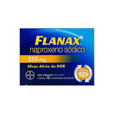 Imagem do produto Flanax - 550Mg 10 Comprimidos