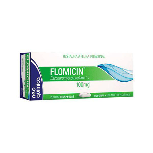 Imagem do produto Flomicin 100Mg Com 12 Cápsulas