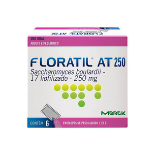 Imagem do produto Floratil - 250 Mg/1,25 G Pó De Uso Oral 6 Sachês 1,25 G