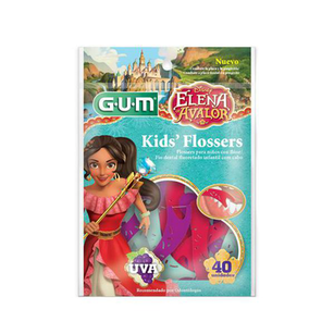 Flosser Gum Fio Dental Infantil Disney Elena 40 Unidade