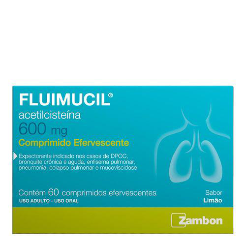 Fluimucil 600Mg 60 Comprimido Efervescente
