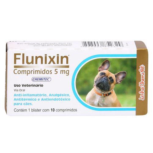 Imagem do produto Flunixin 5Mg Chemitec C/ 10 Comprimidos