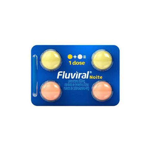 Imagem do produto Fluviral Noite 4 Comprimidos