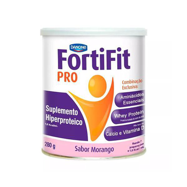 Imagem do produto Fortifit - Sabor Morango Com 280 Gramas