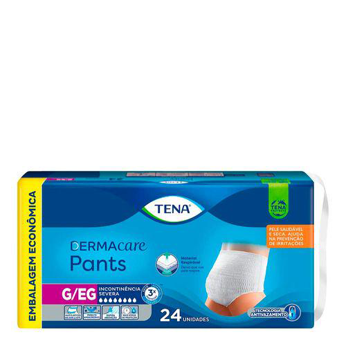 Imagem do produto Fralda Calça Geriátrica Unissex Tena Pants Dermacare G/Eg 24 Unidades 24 Unidades