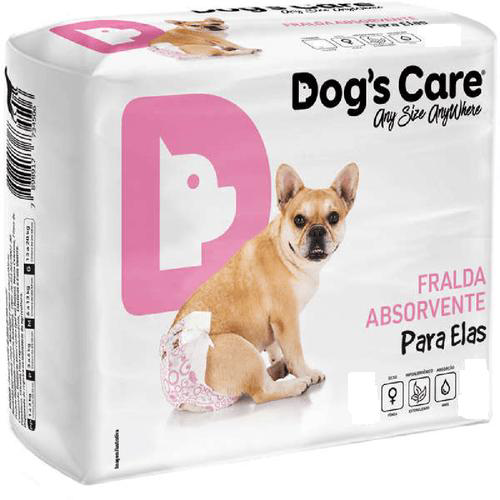 Imagem do produto Fralda Higiênica Fêmea Descartável Dogs Care 06 Unidades M