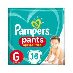 Imagem do produto Fralda Pampers Confort Sec Pants Pacotão G 16 Unidades