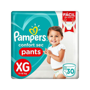 Imagem do produto Fralda Pampers Pants Confort Sec Tamanho Xg 30 Unidades