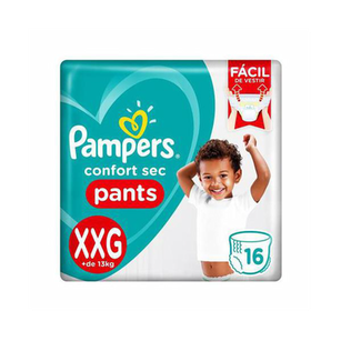 Imagem do produto Fralda Pampers Pants Confort Sec Xxg Pacotao Com 16 Unidades