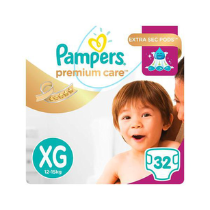 Imagem do produto Fralda - Pampers Premium Care Noturna E Diurna Tam Xg Com 32 Unidades