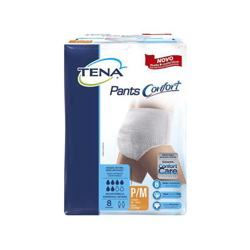 Fralda Tena Pants Confort C/8 P/M Adulto