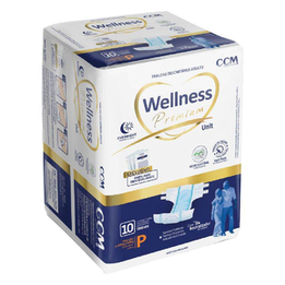 Imagem do produto Fralda Wellness Geriatrica Premium Unissex Com 10 Tamanho P