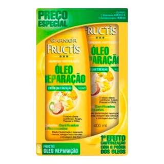 Imagem do produto Fructis Kit Shampoo E Condicionador Oleo Reparacao 400Ml