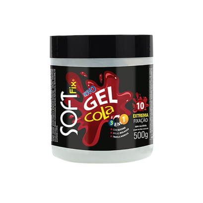 Gel Cola Soft Fix Incolor 500 Gramas