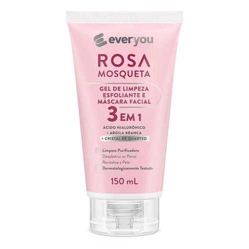 Imagem do produto Gel De Limpeza Ever You Meu Spa Esfoliante Facial Rosa Mosqueta 3 Em 1 150Ml
