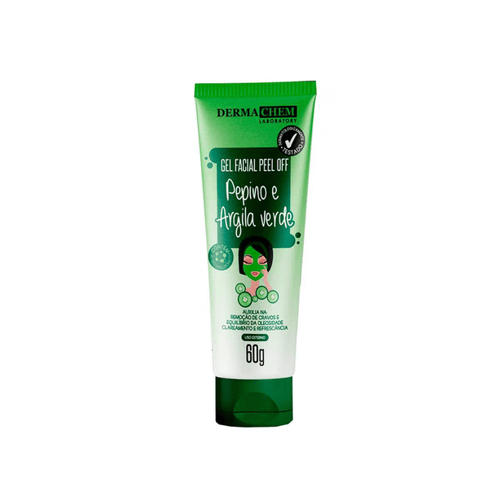 Imagem do produto Gel Facial Peel Off Pepino E Argila Verde 60G Dermachem