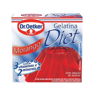 Imagem do produto Gelatina Diet Dr Oetker Sabor Morango 12G