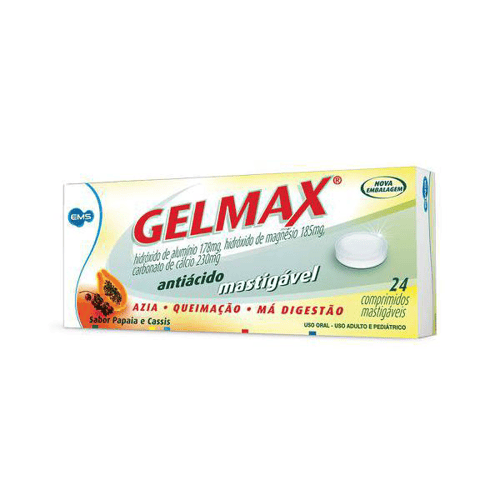Imagem do produto Gelmax - Papaya 24 Comprimidos