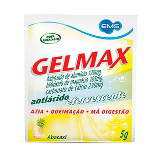 Imagem do produto Gelmax - Pó Efervescenteabacaxi 1X5g