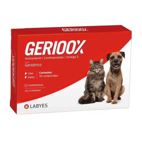 Imagem do produto Gerioox Para Cães E Gatos Uso Veterinário Com 30 Comprimidos