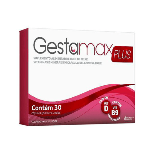 Gestamax Plus Com 30 Cápsulas Gelatinosas Moles