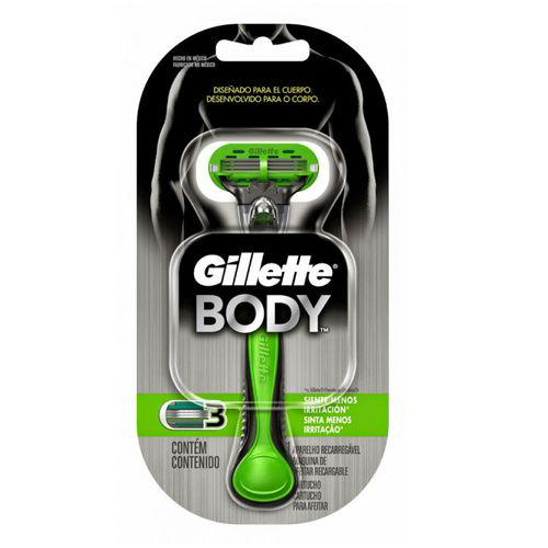 Imagem do produto Gillette Body Aparelhos Barbear E 2 Cargas Gratis Porta Oculos