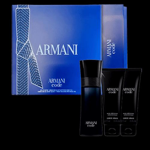 Imagem do produto Giorgio Armani Kit Armani Code Eau De Toilette 75Ml + Gel Douch 75Ml + Baume 75Ml